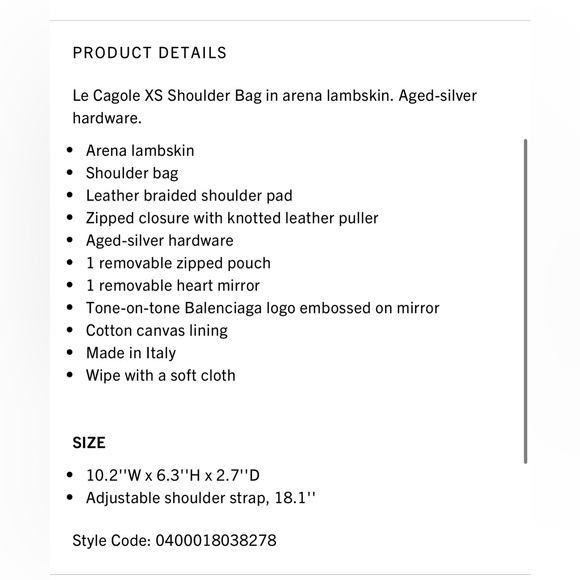 Balenciaga Le Cagole XS Shoulder Bag Purse Extra Small Pink Leather w/ Dust Bag - Picture 13 of 16